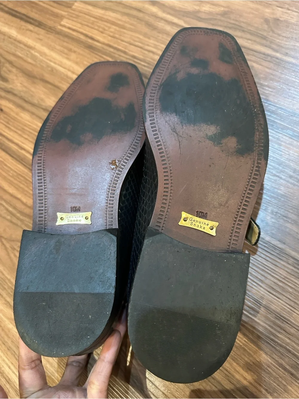 Giorgio Brutini polished black